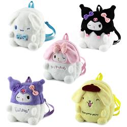 Kuromi amime  plush bag 30cm