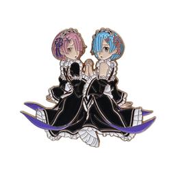 Re Zero Kara Hajimeru Isekai Seikatsu anime pin 3pcs a set